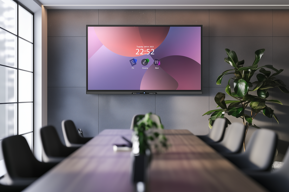 polyboard horizon Elite | 86 Zoll | Interaktives Whiteboard mit UHD Display, Multi-Touch & Google EDLA-Zertifizierung, inkl. VESA Wandhalterung
