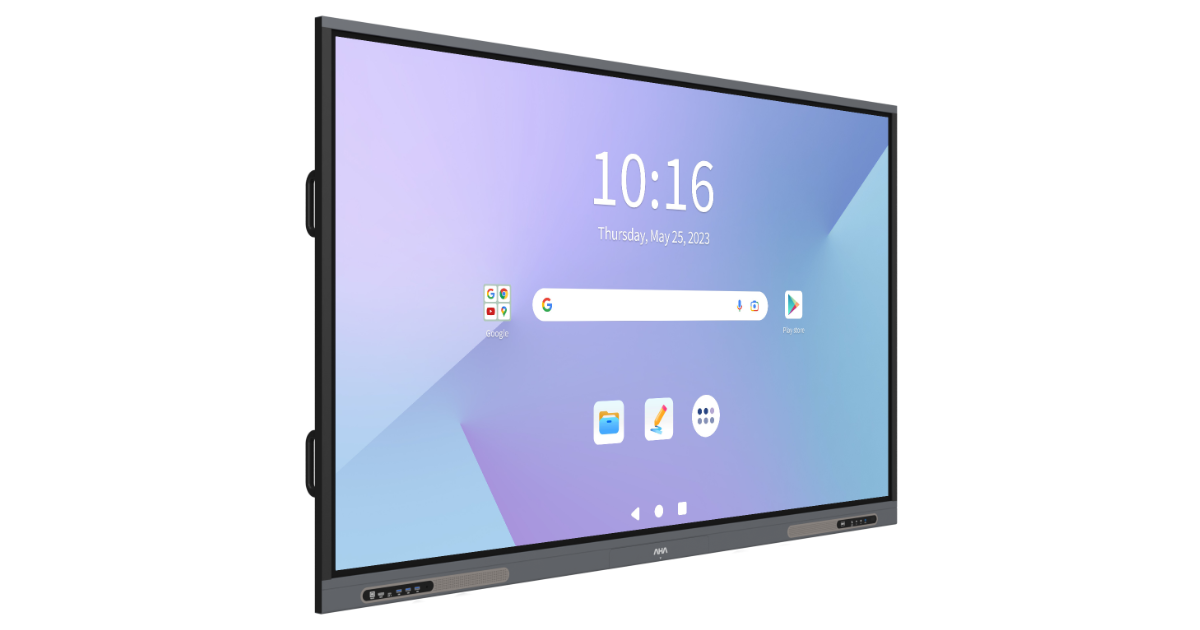 polyboard horizon Plus | 75 Zoll | Interaktives Whiteboard mit UHD Display, Multi-Touch & Google EDLA-Zertifizierung, inkl. VESA Wandhalterung