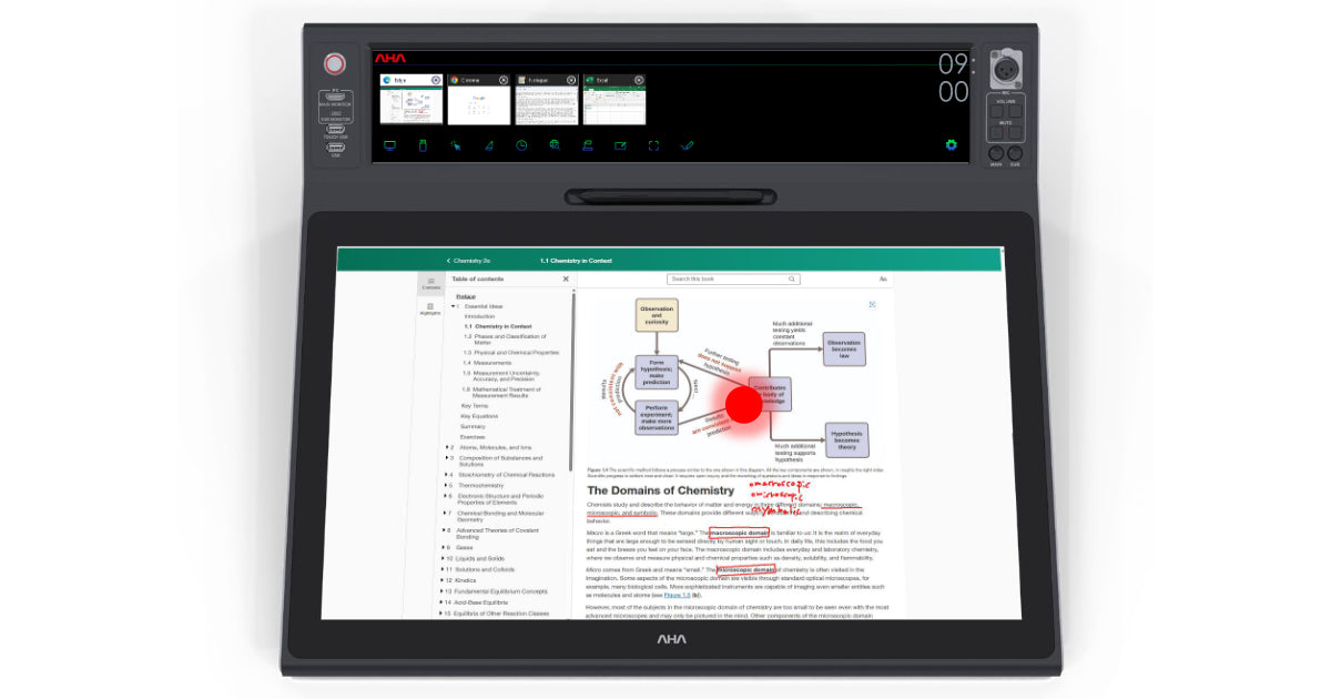 polyboard ISP Neo-Simpo | Das Interaktive Command Center | 23,8" UHD Main- & 19,1" Sub-Monitor | EMR & PCAP Dual-Touch | Die High-End Erweiterung für polyboard Smartboards.
